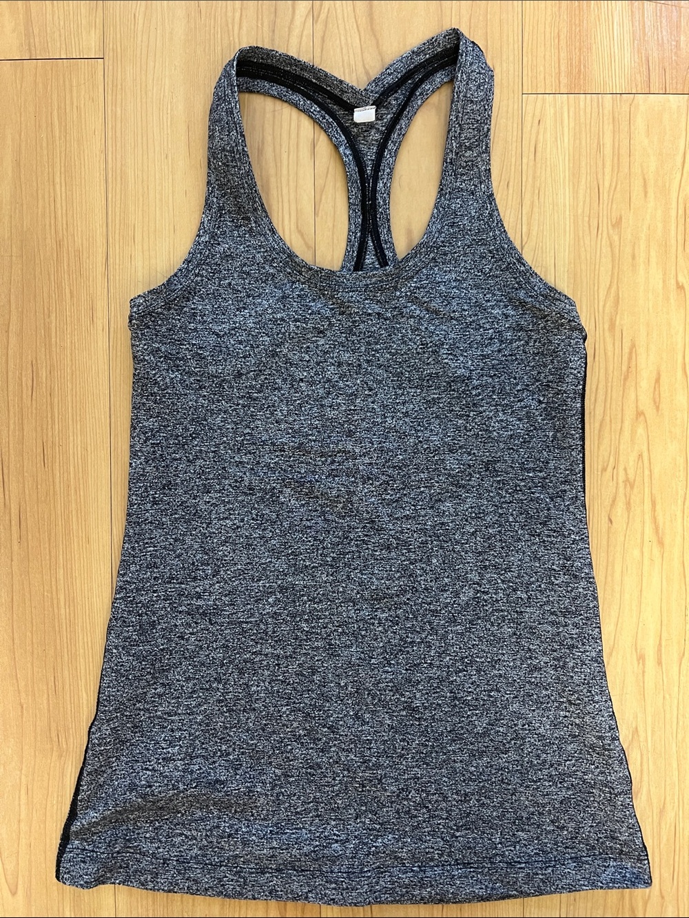 lululemon athletica Heathered Grey Racerback Tank